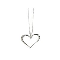 Collana Miluna Donna COLLIER IN DIAMANTI in Oro bianco Diamante 0.09 Ct CLD4218 - CLD4218